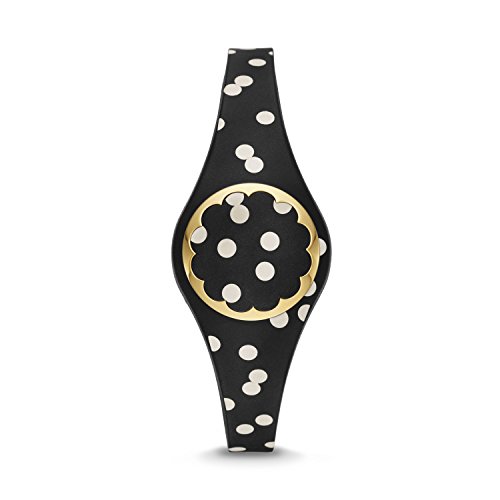 kate spade new york black and white dot scallop activity tracker