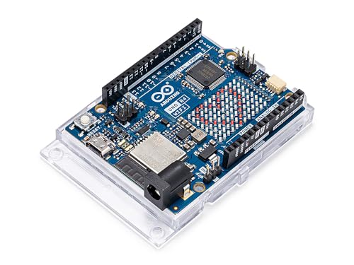 Arduino UNO R4 WiFi [ABX00087] - Renesas RA4M1 / ESP32-S3 - Wi-Fi, Bluetooth, USB-C, CAN, DAC, OP AMP, Qwiic Connector, 12x8 LED Matrix