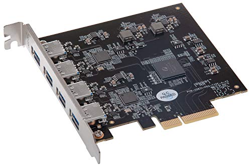 Sonnet Allegro Pro USB 3.2 Type A PCIe Card (Four SuperSpeed 10Gbps USB Connectors)