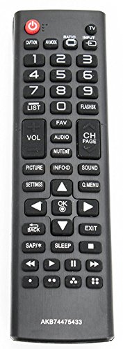 AKB74475433 TV Remote Control Replacement for LG TVs