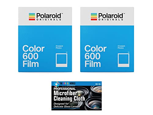 Impossible/Polaroid Instant Color Film for Polaroid 600 and i-Type Now, Lab and OneStep Cameras - 2 Pack