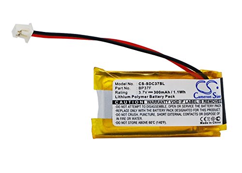 CS Replacement Battery for Dogtra EF3000 Gold, EF3000 Gold Dog Containment sy, iQ, iQ Plus Remote Dog Training co BP37F, BP37R 300mAh / 1.11Wh Equipment, Survey, Test