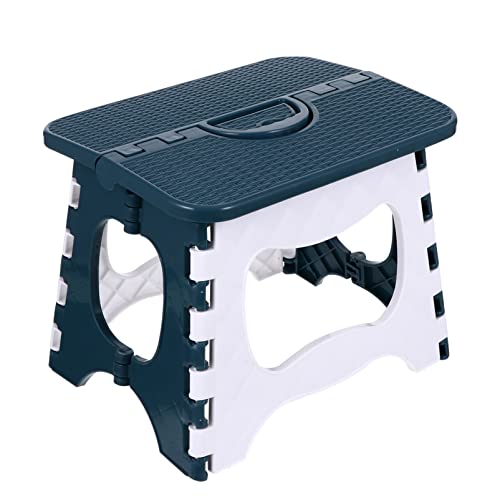 INOOMP 1Pc Folding Chairs Step Stool Camping Stool Folding stools for Adults Portable Outdoor Stool Outdoor Ottomans for Patio Foot Rest Small Foldable Stool Light Plastic Fishing Child