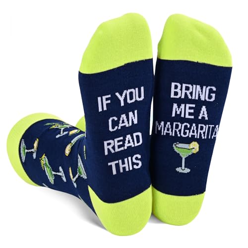HAPPYPOP Funny Crazy Gifts Socks for Her Him, Margarita Socks Margarita Gifts for Women Men Gifts for Margarita Lovers
