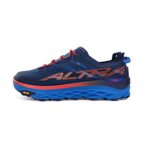 ALTRA Men's AL0A547K Mont Blanc Trail Running Shoe, Blue/Red - 12 M US