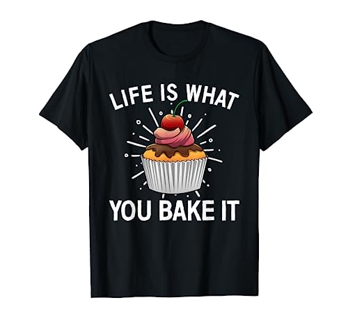 Cool Baking For Men Women Baker Cookie Cupcake Pastry Chef T-Shirt