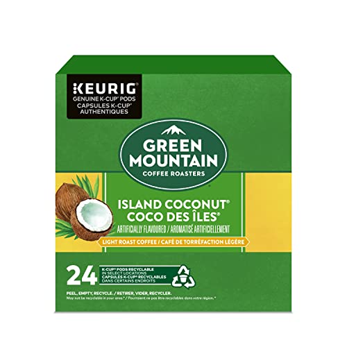 Green Mountain Coffee Island Coconut k-cups 24 count