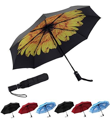 SY COMPACT Travel Umbrella Automatic Windproof Umbrellas Strong Compact Umbrella for Women Men golf umbrella