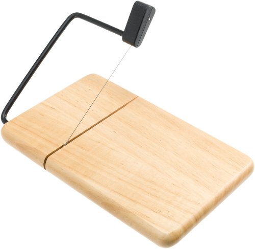 Prodyne Thick Beechwood Cheese Slicer, 9 ½' x 6' x ⅞'