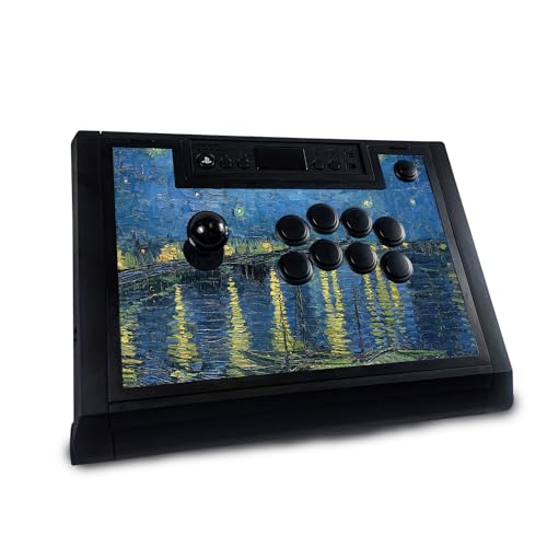 Gaming Skin Compatible with Hori Fighting Stick Alpha (PS5, PS4, PC) - Over The Rhone - Premium 3M Vinyl Protective Wrap Decal Cover - Easy to Apply | Crafted in The USA by MightySkins