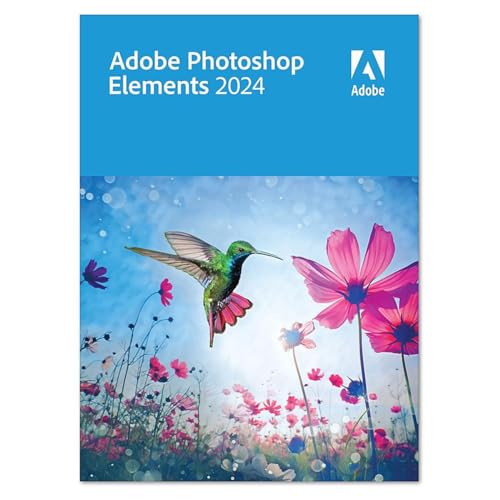 Adobe Photoshop Elements 2024 Perpetual License for Windows & Mac, License Card