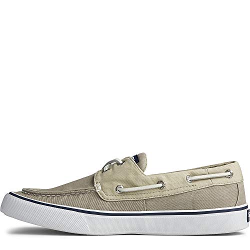 Sperry Men's Bahama II Boat Shoe, SW Oyster/Khaki, 10 M US