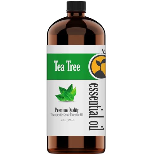 16oz - Bulk Size Tea Tree Essential Oil (16 Ounce Total) - Therapeutic Grade Essential Oil - 16 Fl Oz Bottle