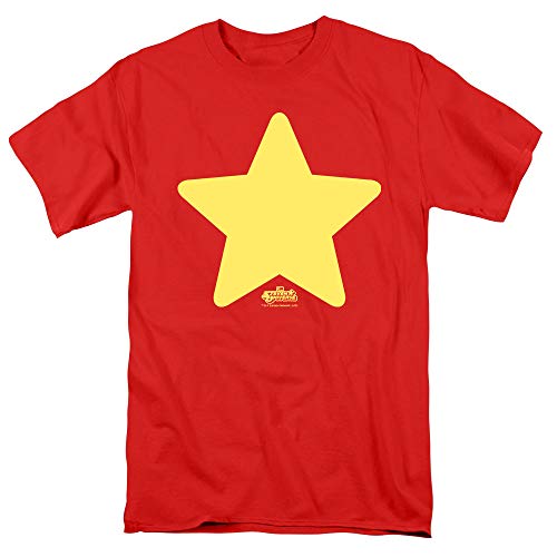 Steven Universe Star Cartoon Network T Shirt & Stickers (X-Large) Red