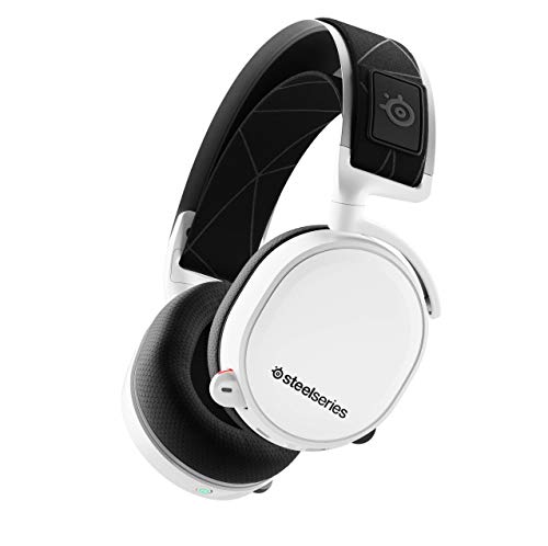 SteelSeries Arctis 7 - Lossless Wireless Gaming Headset with DTS Headphone: X v2.0 Surround - For PC and PlayStation 4 - White