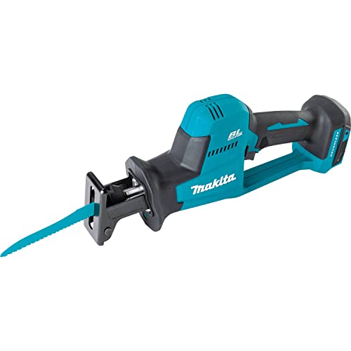 Makita XRJ08Z 18V LXT Lithium-Ion Brushless Cordless Compact One-Handed Recipro Saw, Tool Only