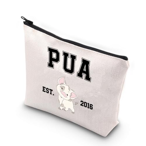 VAMSII Pua Pig Cosmetic Makeup Bag Magic Kingdom Trip Accessory Pouch Pua Est. 2016 Pig Lover Zip Organizer (PUA 2016)