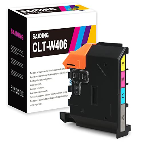 SAIDING CLT-W406 Waster Toner Bottle use for Samsung Waste Tank JC96-06298A, CLT W406 CLP365, CLP365W, CLX3305, CLX3305FN, CLX3305FW, CLX3305W, SLC410W, SLC460FW, SLC460W