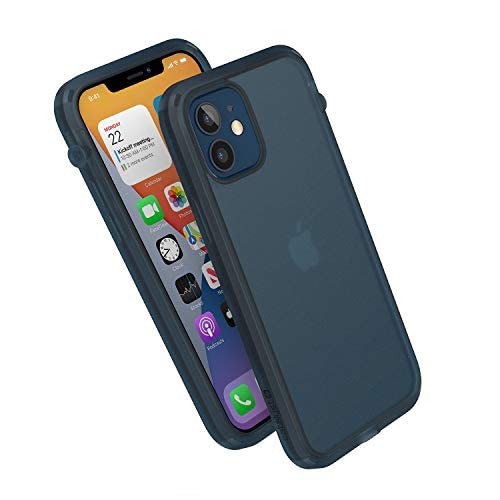 Catalyst Influence Series Case Designed for iPhone 12/12 Pro, Patented Rotated Mute Switch, 10ft Drop Proof, Crux Accessories Attachment System – Tactical Blue