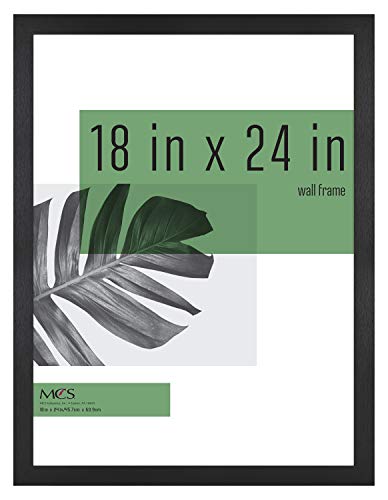 MCS Studio Gallery Frame, Black Woodgrain, 18 x 24 in, Single