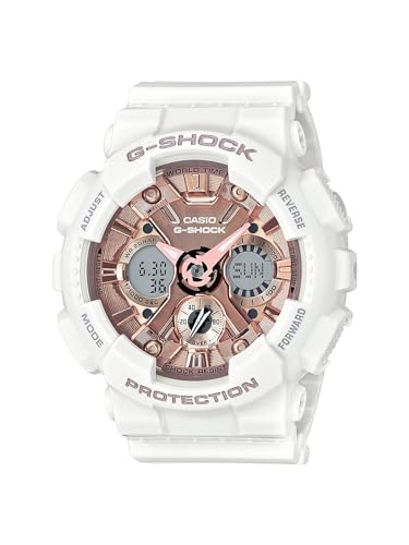 G-Shock Casio Women's GMS-S120MF-7A2CR Analog-Digital Display Quartz White Watch