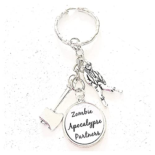 Hanalea Island Jewelry Co. Zombie Apocalypse Partners Accessories Bag Charm/Keychain Halloween Decor and Gift Favors