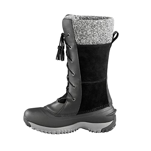 Baffin Women's Dana Snow Boot, Black, 8 M US