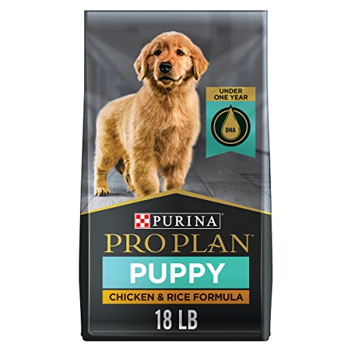 Purina Pro Plan High Protein Dry Puppy Food, Chicken and Rice Formula - 18 lb. Bag