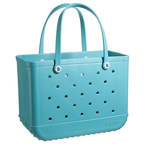 BOGG BAG Original X Large Waterproof Washable Tip Proof Durable Open Tote Bag for the Beach Boat Pool Sports 19x15x9.5 - Lightweight Tote Bag - Rubber Bags For Women - Patented Design