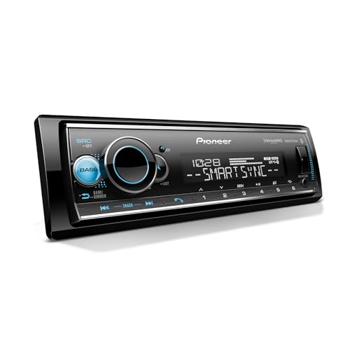Pioneer MVH-S522BS Bluetooth Car Stereo with USB/AUX Inputs, Pioneer Smart Sync, and Hands-Free Calling for Enhanced In-Car Audio Experience