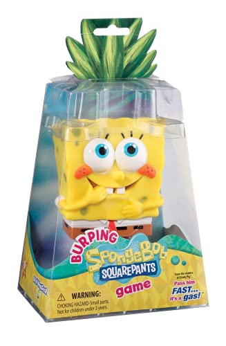 PlayMonster SpongeBob SquarePants Game — Fast, Musical Kids Game — Funny Sounds — Roll the Dice and Pass Him Fast — For Ages 6+, Yellow