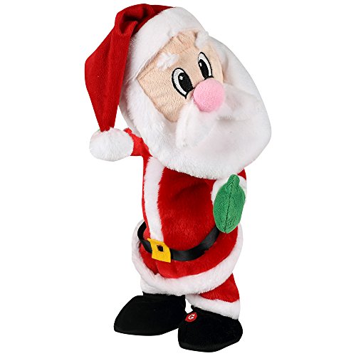 Gemmy Twerking Santa Bluetooth Plush – Compatible with Alexa