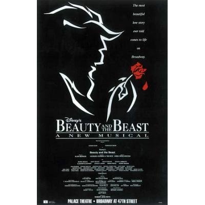 Beauty and The Beast Poster Broadway Theater Play 11x17 Terrence Mann Susan Egan Burke Moses MasterPoster Print, 11x17