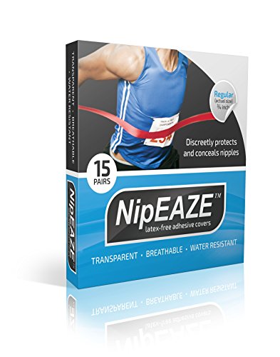 NipEaze - The Original Sports Nipple Cover - Nipple Chafing Prevention (Regular - 15pairs)