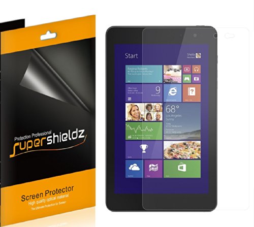 Supershieldz (3 Pack) Designed for Dell Venue 8 Pro Screen Protector, High Definition Clear Shield (PET)