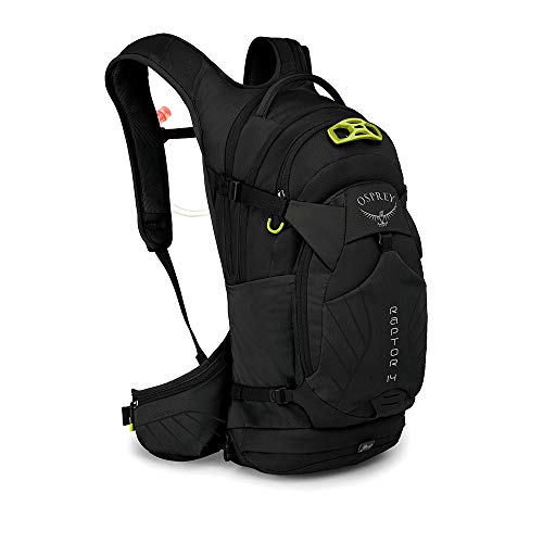 Osprey Raptor 14L Men's Biking Backpack with Hydraulics Reservoir, Black