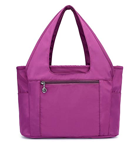 Collsants Nylon Lightweight Handbag for Women Waterproof Tote Shoulder Purses Bag