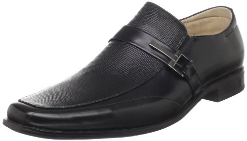 STACY ADAMS mens Beau loafers shoes, Black, 10.5 US