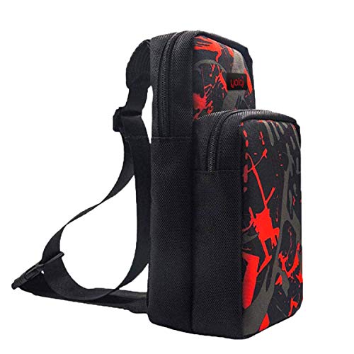 Travel Bag for Nintendo Switch AOPUTTRIVER Nintendo Switch Storage Backpack Protective Storage Sling Backpack Shoulder Bag for Nintendo Switch, Dock, Joy-Con Grip&Switch Accessories, iPhone and iPad