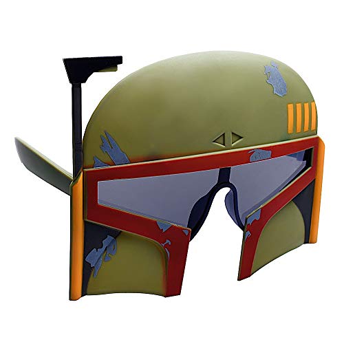 Sun-Staches Star Wars Official Boba Fett Sunglasses, Costume Party Shades, UV400, One SIze Fits Most