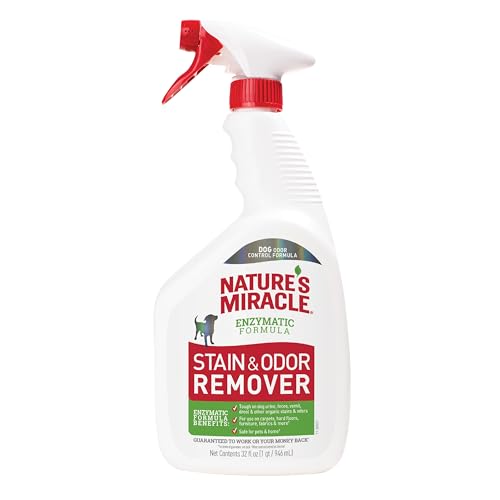 Nature's Miracle Dog Stain and Odor Remover, Everyday Mess Enzymatic Formula, 32 fl oz