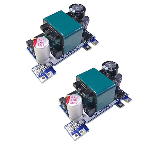 2Pcs AC DC Converter Module Universal 110V 120V 220V 230V to DC 5V 12V Isolated Switching Power Supply Board (DC 12V 1A Version)