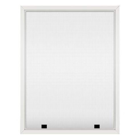 Assembled Custom Size Window Screens (White)