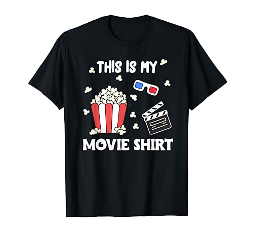 This Is My Movie Shirt Kino Popcorn Watch Movie Movies T-Shirt