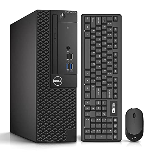 Dell OptiPlex 3050 Desktop Computers PC, 32GB Ram DDR4 New 512GB M.2 NVMe SSD, Intel Built-in WiFi, Bluetooth, i5-6500 3.2GHz, Refurbished Desktop, HDMI, Windows 10 Pro (Renewed)