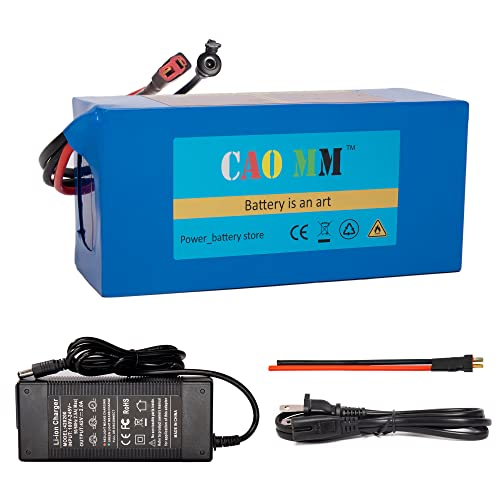 YxYhOL 36V 10AH Lithium Battery Pack EBIKE Li ion Battery for 350W 500W 750W Motor Electric Bike Bicycle Moped Soter with Charger