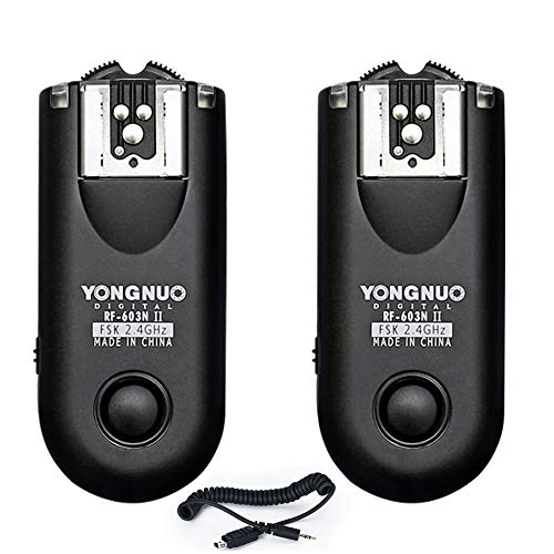 YONGNUO RF-603II N3 Wireless Shutter Release, Flash Trigger for Nikon DSLR D90 D600 D7100 D7000 D5100 D5000 D3100 D3000