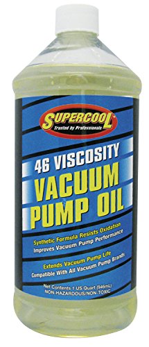 TSI Supercool 33713 46-Viscocity Synthetic Vacuum Pump Oil - 32 oz (Packaging May Vary)