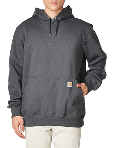 Carhartt Men's Rain Defender Loose Fit Heavyweight Sweatshirt, Carbon Heather, Large