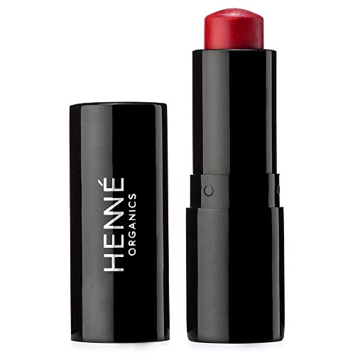 Henné Organics Luxury Lip Tint - Moisturizing, Sheer Natural Color - Desire (Red)